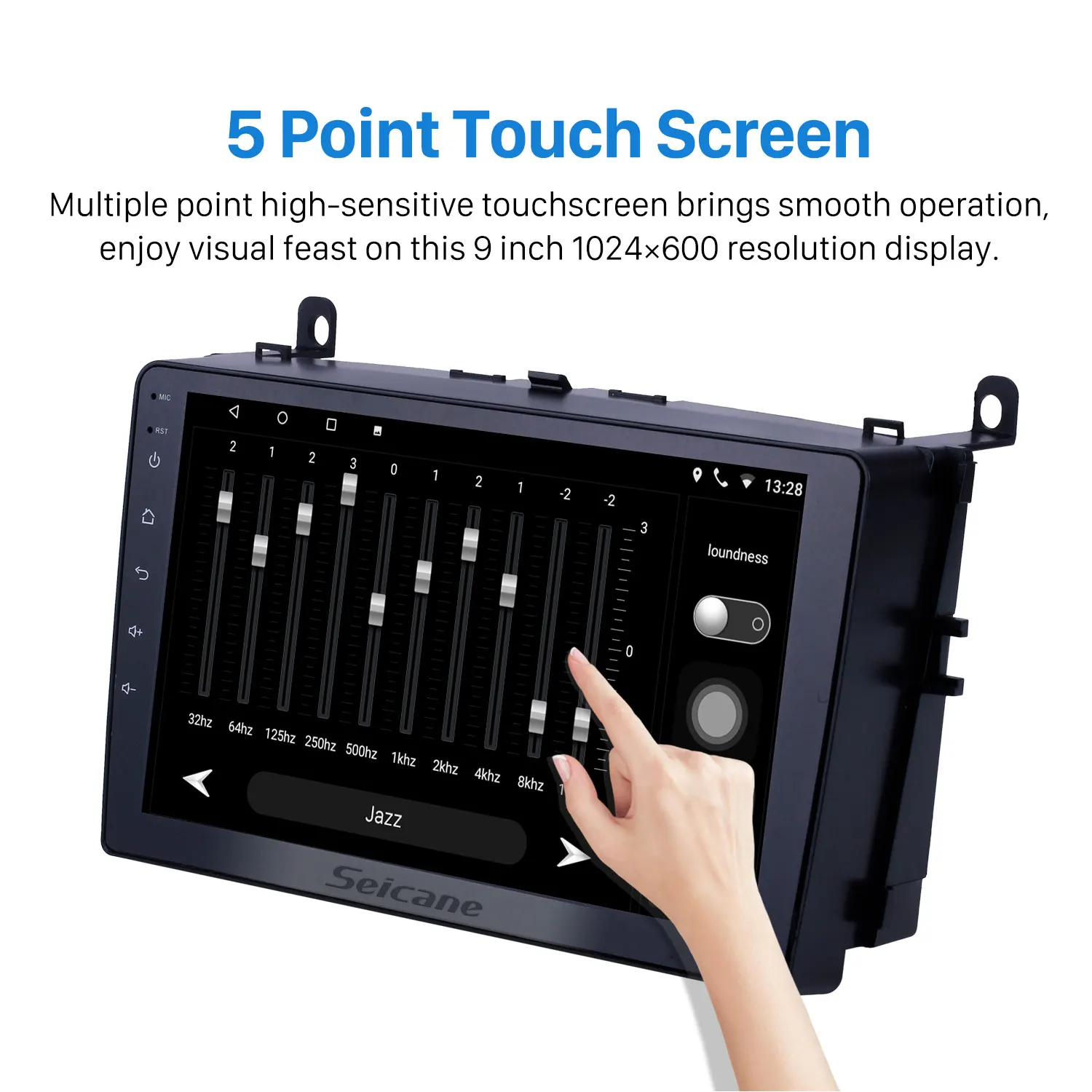 Android 13.0 9 inch HD Touchscreen GPS Navigation Radio for 2016-2017 Baic E Series E130 E150/EV Series EV160 EV200/Senova D20 w