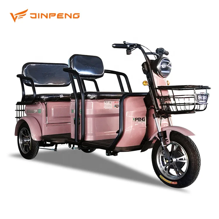 JINPENG Brand XD EEC Hot Sell Electric Tricycle Electric Scooters 3 Three Wheel Disability with Pedals for Adults Elderly