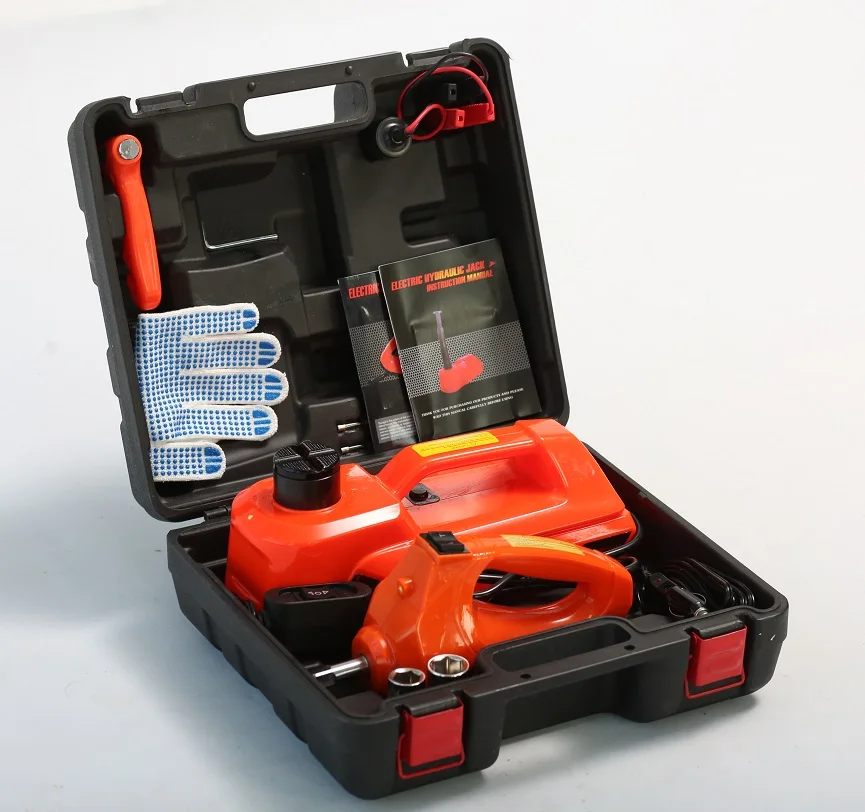 Electric Car Hydraulic Jack Vehicle Tools 5 Ton Car Jacks 12v Electric Car Scissor Jack 2 in 1