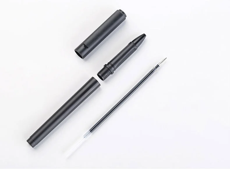 Frosted carbon gel pen 0.5mm business signature pen office student examination ballpoint pen