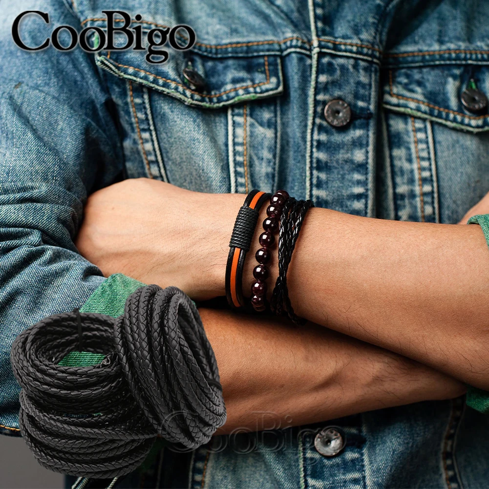 10 метров плетеные шнуры, кожаная веревка, ожерелье, браслет, сумочка, брелок, изготовление ювелирных изделий, «сделай сам», аксессуары для рукоделия 3-12 мм