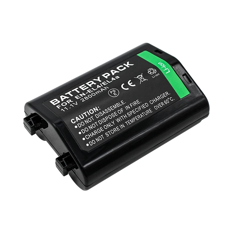 
11.1V Li-ion battery EN-EL4 EN-EL4a for Nikon D-SLR D3x D3 D2Xs D2X D2Hs D2H MB-D10 