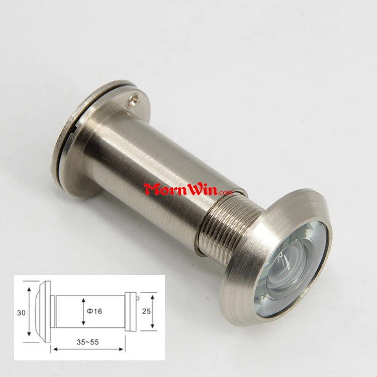 Brass Wholesale Door Peephole Eye Viewer Brass Gold colour 200 Degree wide angle with glass lens small door viewer