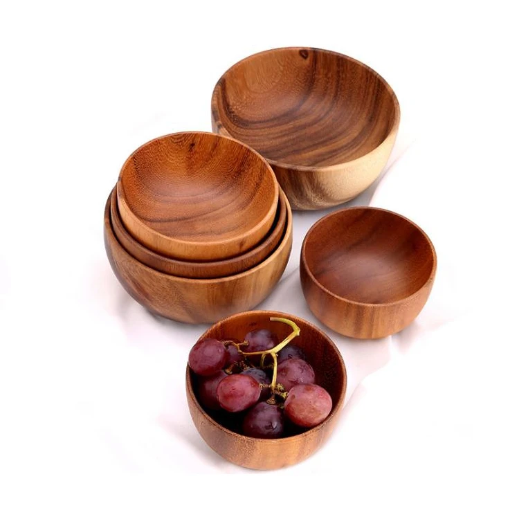 Uptodate Buy Kitchen Wooden Salad Bowl Coconut Style Bowl With Spoon