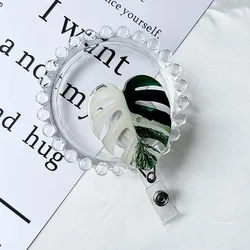 [Free Sample] Custom Logo Doctor Nurse Medical Badge holders ID Name Card Reel Holder Badge Reel