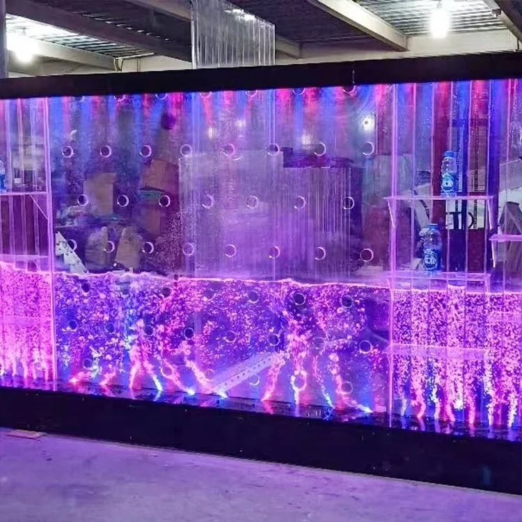 Новый H8 * W8ft 3D программируемая водяная пузырьковая настенная панель для гостиничного проекта