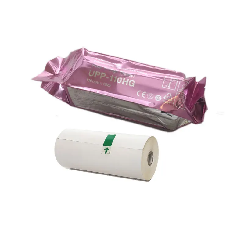 Type V High Glossy Thermal Print Media Ultrasound Paper Film Upp 110hg