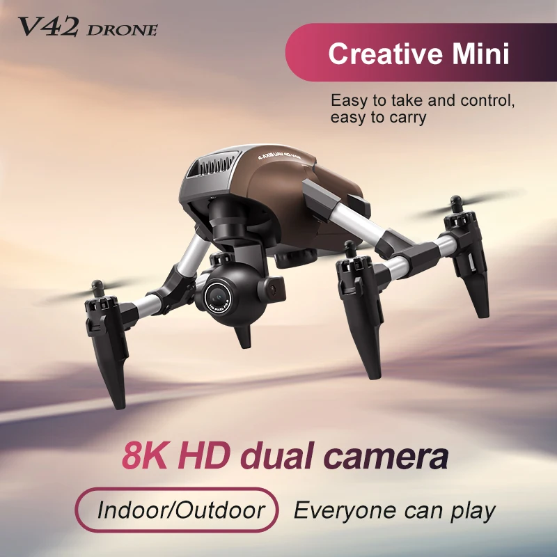 New Hot Adult Small Drone 360 Degree Rolling Mini Pocket Drone Quadcopter 150m Remote Altitude Hovering Gesture Video