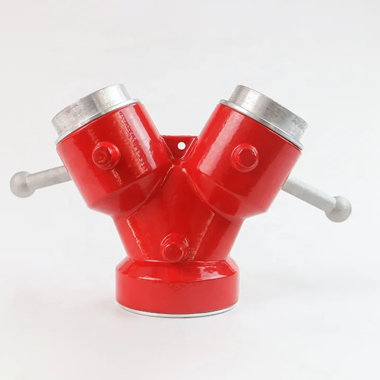 
Factory supply aluminum or brass safety equipment rescue tools red paint finished fire water divider 
