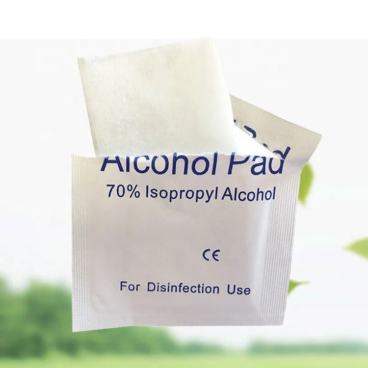 New Type Alcohol Nail Wipes Alcohol 70% Sanitifizing Wipe Individual Antibacterial Alcohol Wet Wipes