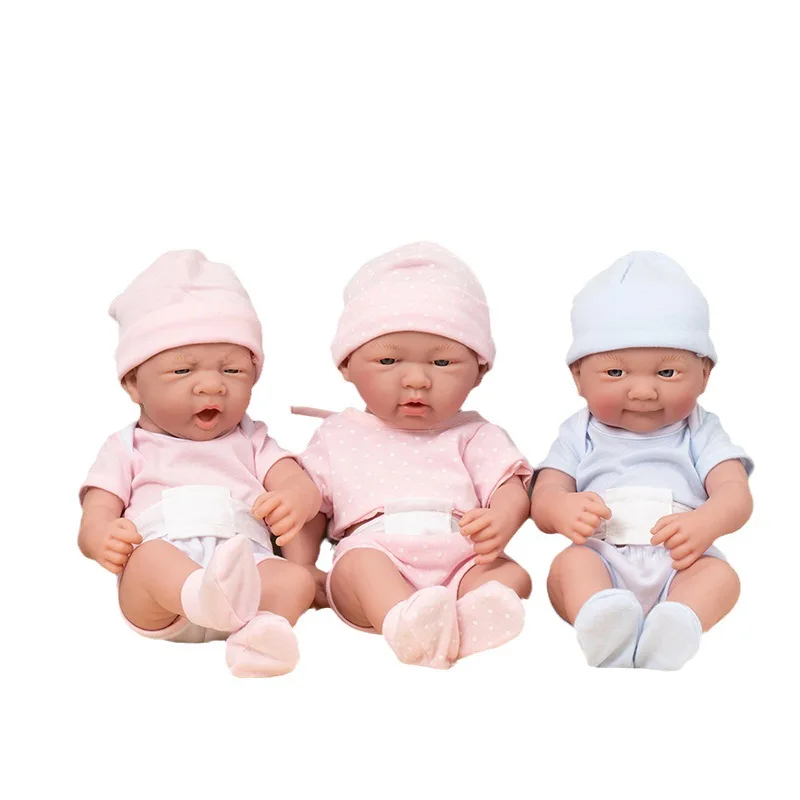 Multiple facial expressions Reborn Baby Doll 35cm Lifelike Newborn Silicone Vinyl Weighted Body