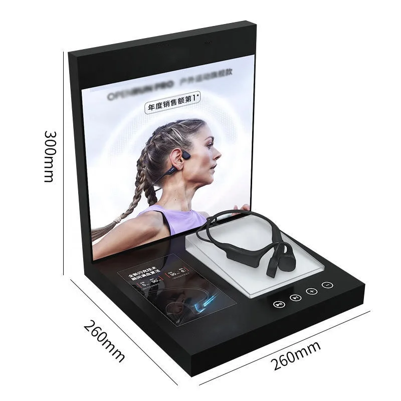 Custom Acrylic Electric Equipment Display Stand Bluetooth Headphones Display Rack