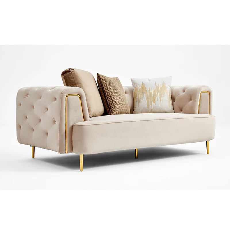 1 2 3 Seater Sectional Grey Blue Green Black Chesterfield Velvet Tufted Fabric Sofa Set  Luxury Beautiful