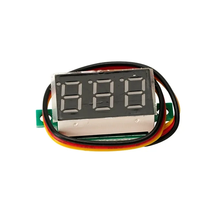 Digital DC Mini Voltmeter 0.36 Inch With 2 Wire Module 4.5V to 30V Red Color Display