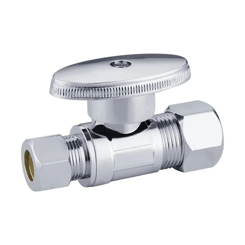 KLOE9005 1/2OD x 3/8OD Comp с прямым 1/4 поворотным латунным угловым клапаном поставщики сантехники cUPC NSF В США Канада