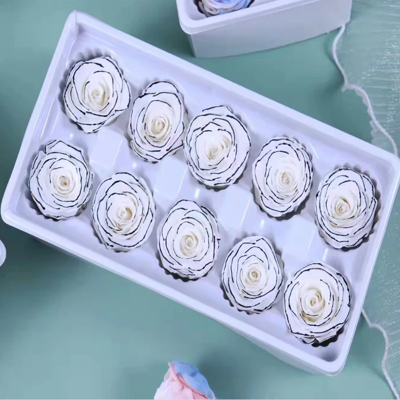 Rose flower heads artificial roses for weddings shiny rose beauty and the beast faux flowers artificial flower