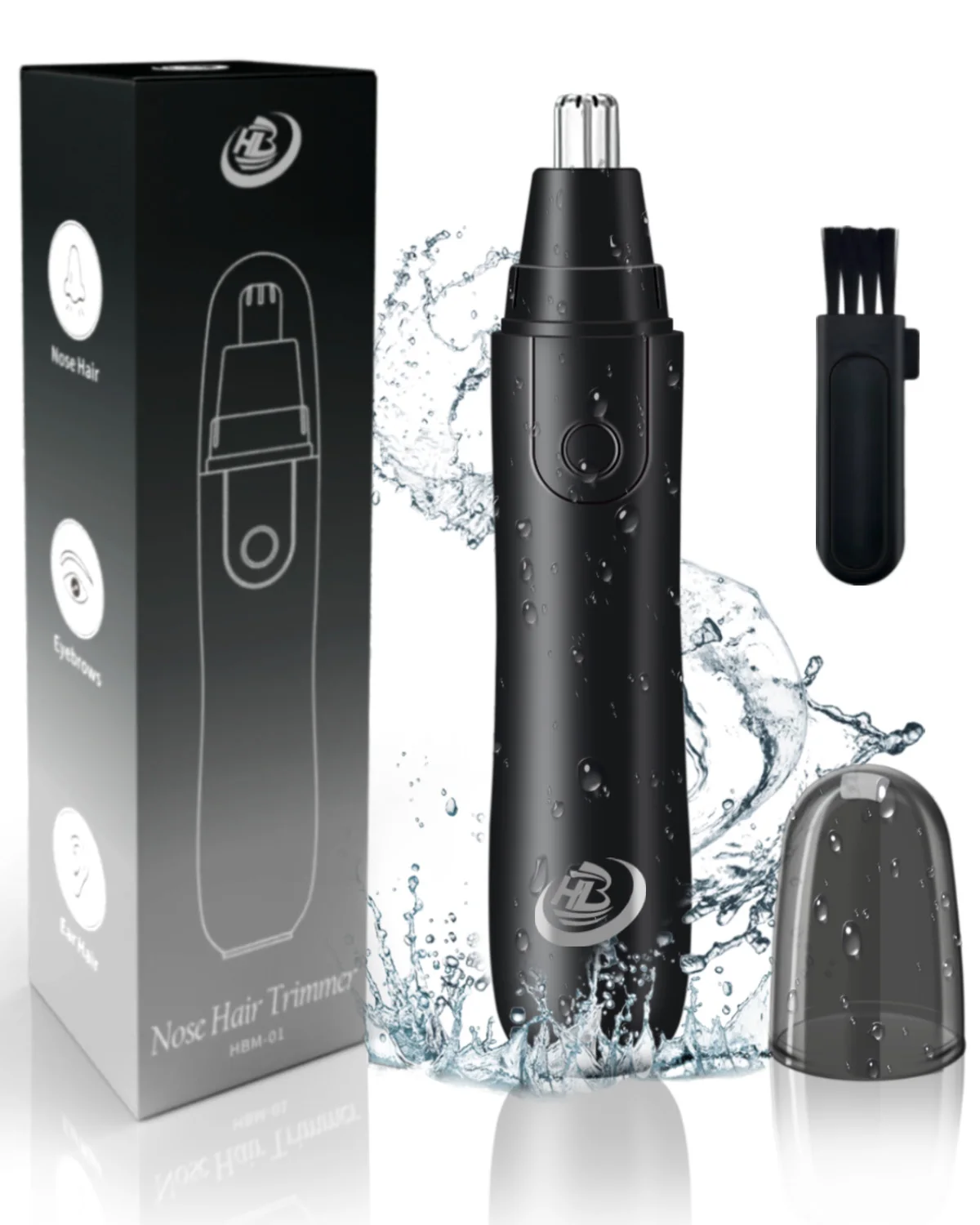 Fasting shipping amazon rechargeable nose hair trimmer electric removal clip nose hair trimmer men ear nose hair trimmer