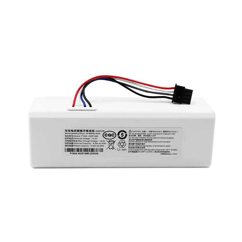 Fit For Xiaomi Robot Vacuum cleaner battery Mop 1C Mijia STYTJ01ZHM Parts of Water Tank Dustbin Battery 2600mAh P1904-4S1P-MM