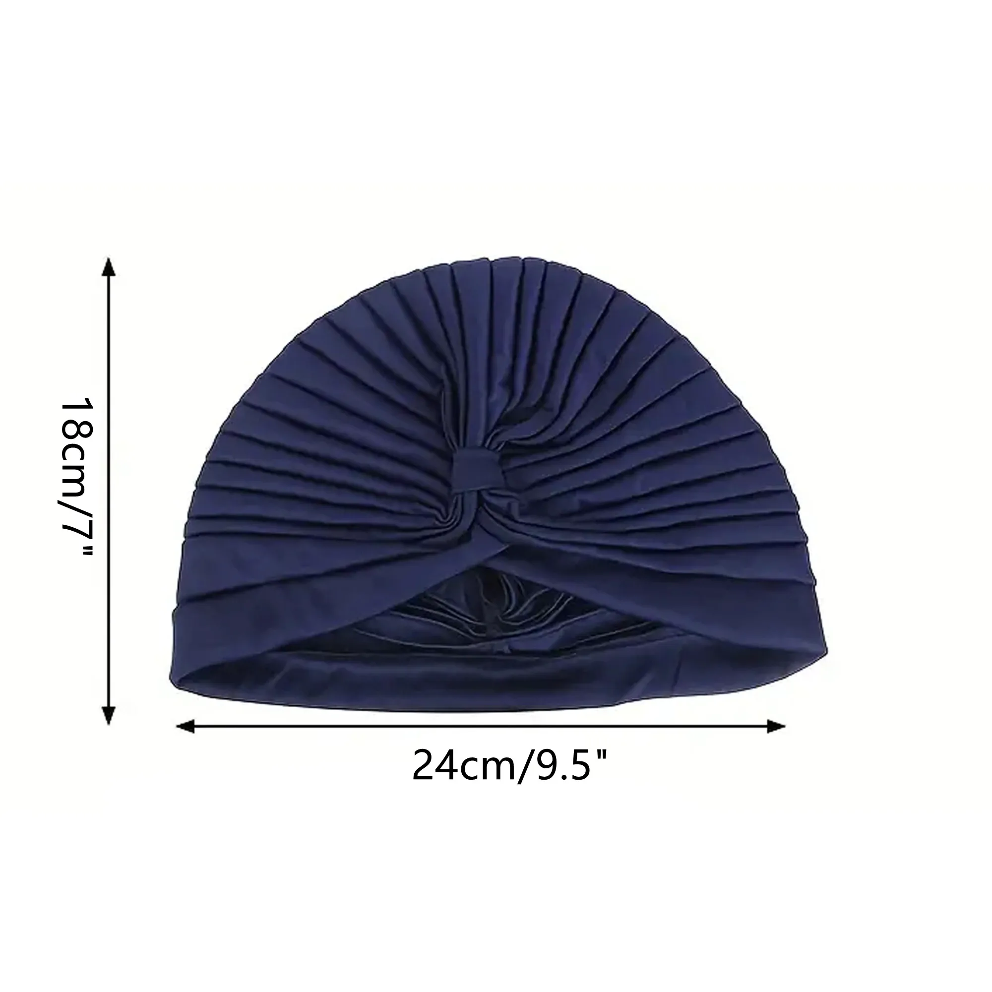 12pcs 12 Colors Women Muslim Turban Arabia Headwrap Hijab Twist Pleated Bonnet Ladies Headwear Islamic Headband