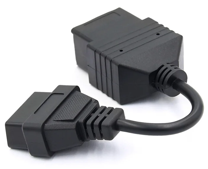 OBD2 OBD-II 16 Pin гнездовой разъем удлинителя для 17Pin Диагностический кабель Toyota