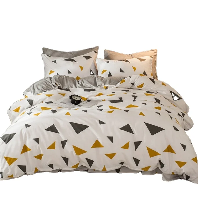 China manufacturer new design bedding cloth geometric print extra wide fabric for bedding