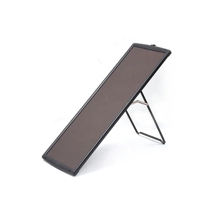 portable battery charger sunpower flexible solar panels for mobile homes with 12V rechargeable battery