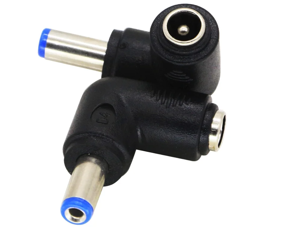 90 Degree Angle DC5.5x2.1mm Male to Female Adapter 5 Volt DC Barrel Power Jack Charging Cable Connector for Tablet