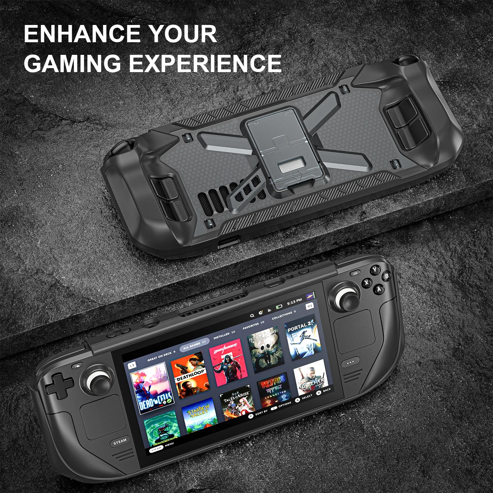 New Protective Case Anti-fall  anti-scratch for Steam Deck 2022 2021 with Shoulder strap