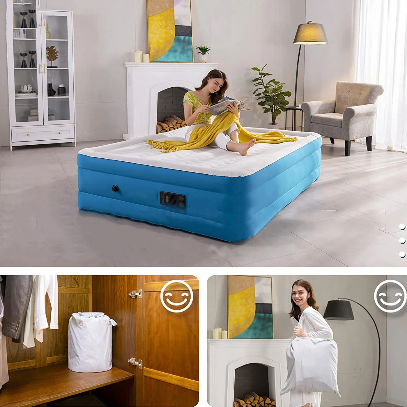 High Quality Service Size Inflatable Mattress Twin Air Inflatable King Size Mattress