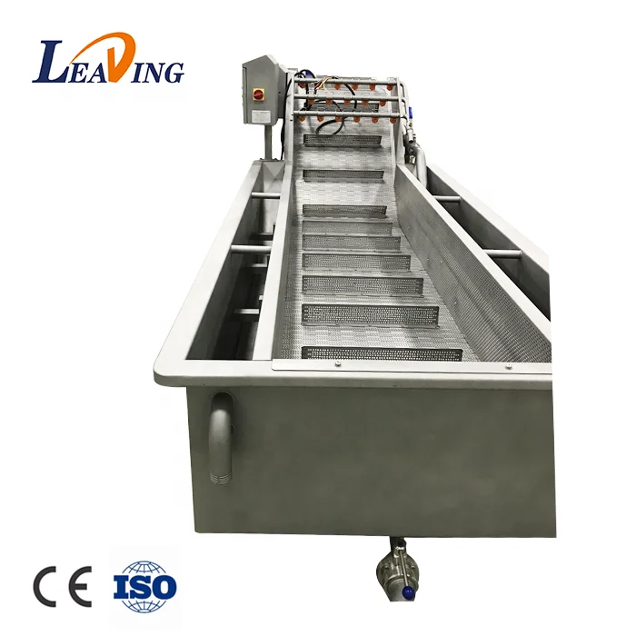 SDLEADING Automatic Seafood Fish Bubble Washing Machine Shrimp Cleaning Machine