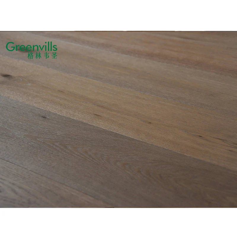 Wide plank dark color European white oak parquet engineered oak flooring hot in USA market