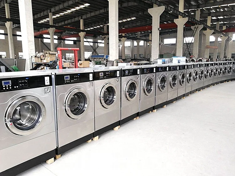 Commercial laundry equipment laundromate coin washer extractor token operated washing machine