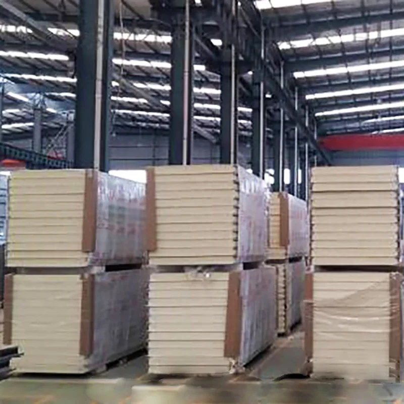 Factory direct sale 100mm polyurethane pu sandwich panel production line sandwich panels price for cold room