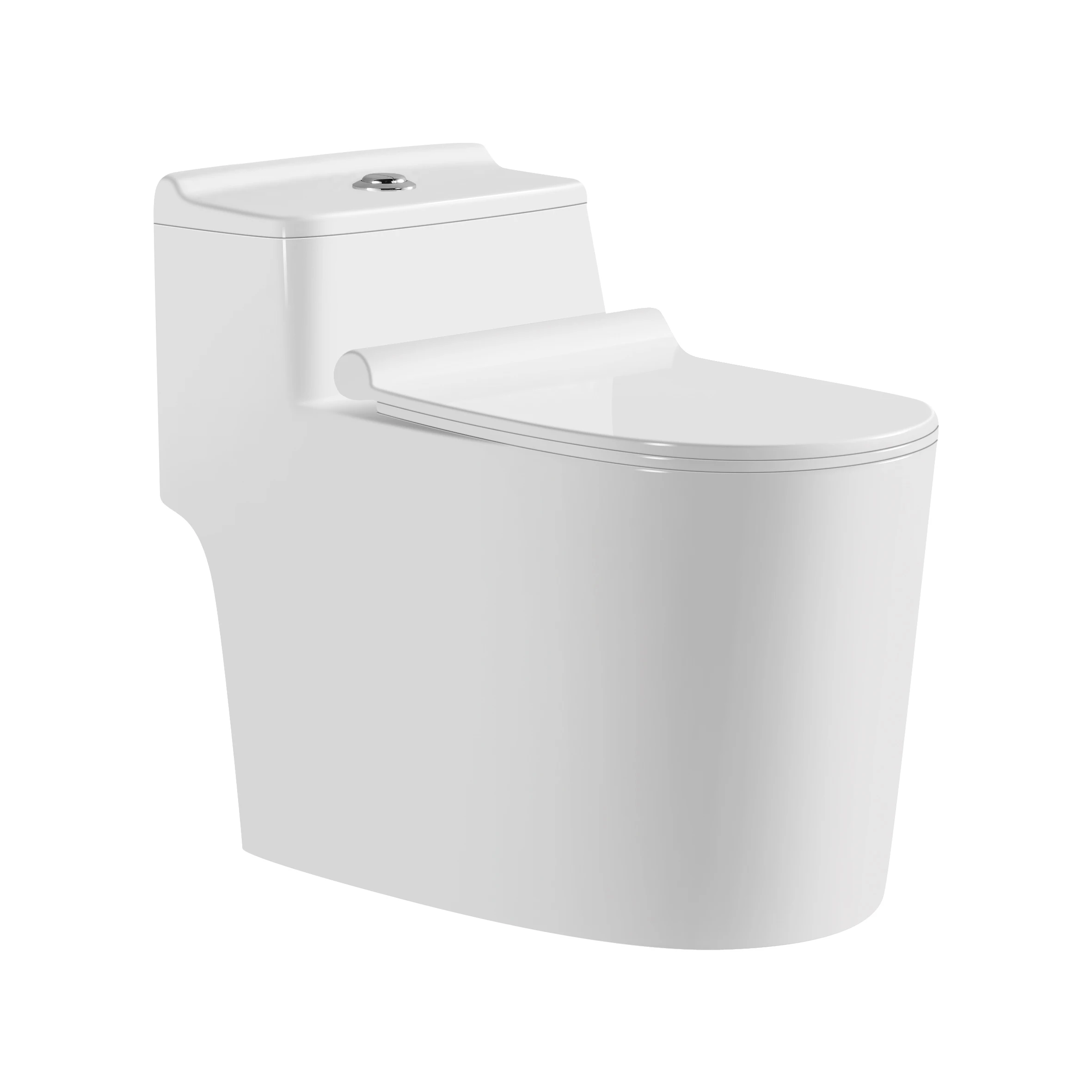 European Bathroom Sanitary Ware Water Closet Ceramic One Piece Toilets Siphon Ceramic Wc Toilet Bowl