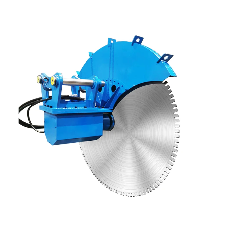 Hydraulic Excavator Rock Saw for Quarry Block Cutting With Diamond Blade for Sale