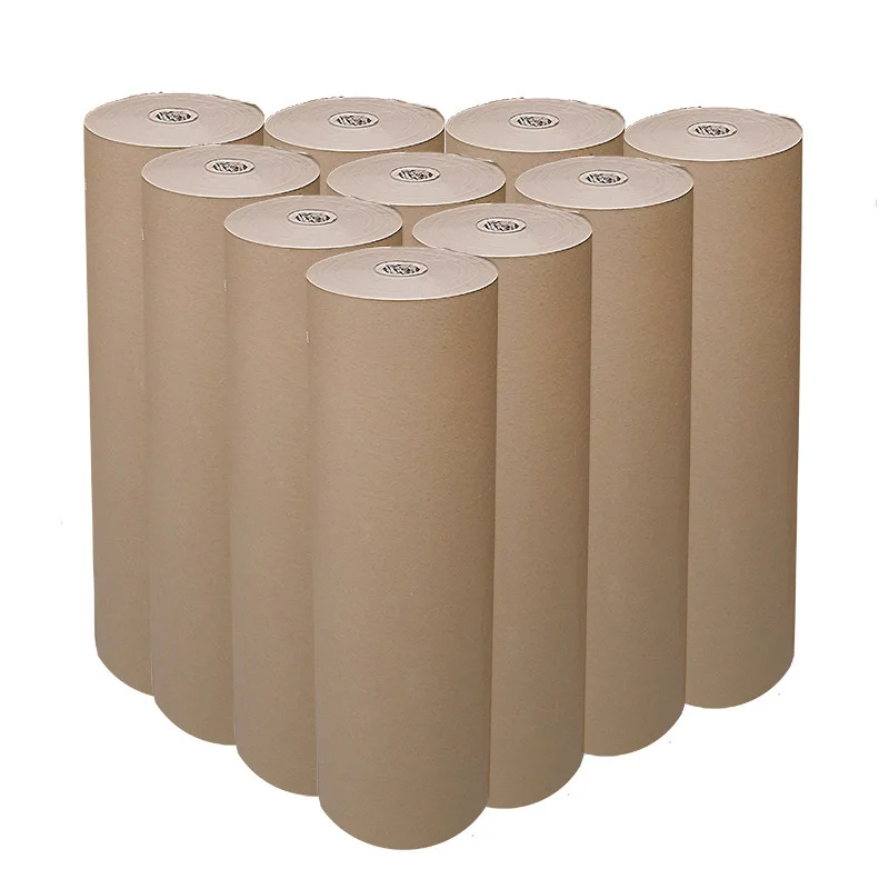Высококачественный Oem Белый крафт-коричневый 70 мм 80Gsm 90Gsm Печатный белый рулон крафт-бумаги