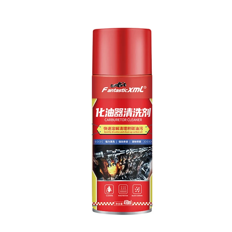 High quality factory wholesale prices 450ML car care products car machine cleaning carbon cleaner spray carb choke cleaner