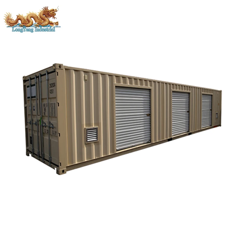 Custom Made Roller Up Shutter Door 40ft Storage Shipping Container