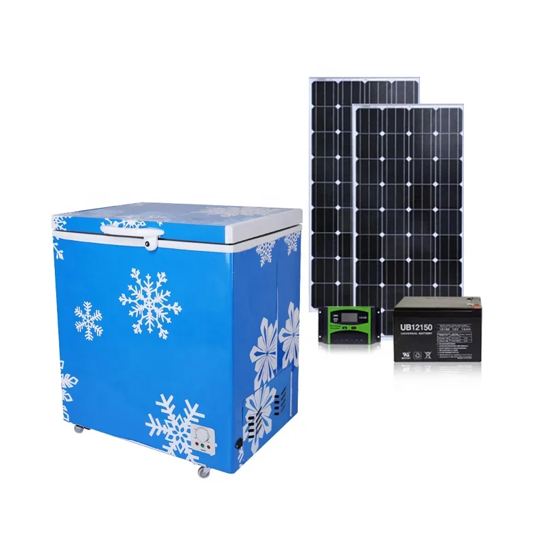 2 Years Warranty Flat Foaming Door Solar Freezer for Tricycle