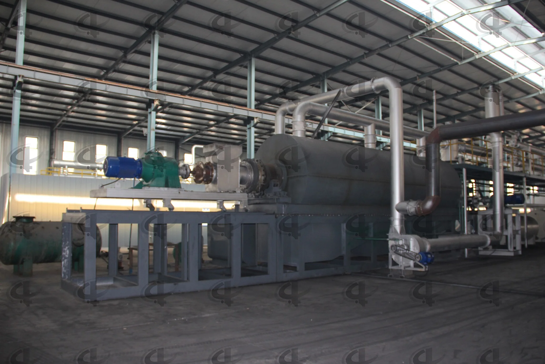 Pyrolysis Waste to Electricity Machine