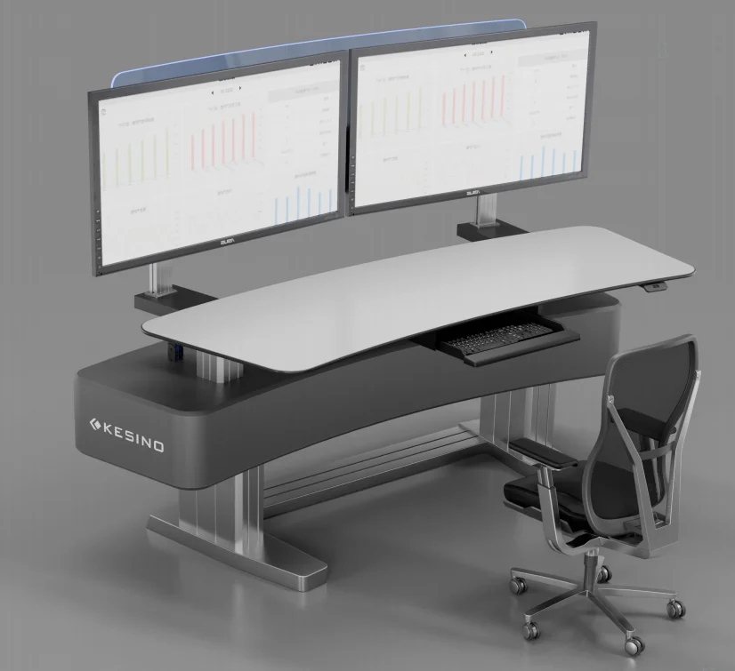Индивидуальный подъемный компьютерный стол мультимедийная мебель ресурсы центра обработки данных центральная консоль диспетчерской