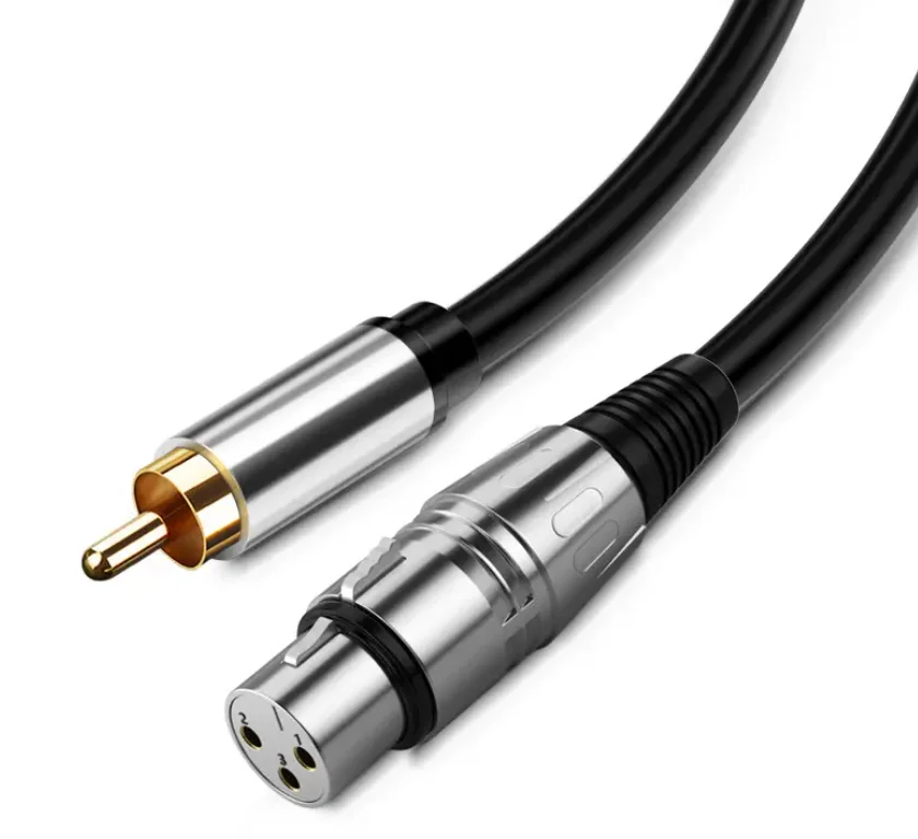 OEM XLR RCA Cable Hifi High End Audio 0.5M 1M 1.5M 2M 3M 5M Wholesale RCA Male to XLR Male Female Adapter Converter