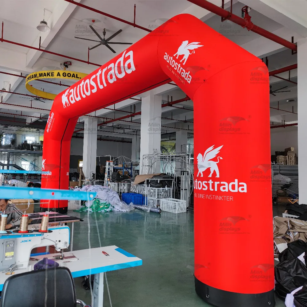 Summer Winter Outdoor Sports Racing Events Airtight Advertising Arch Inflatables
