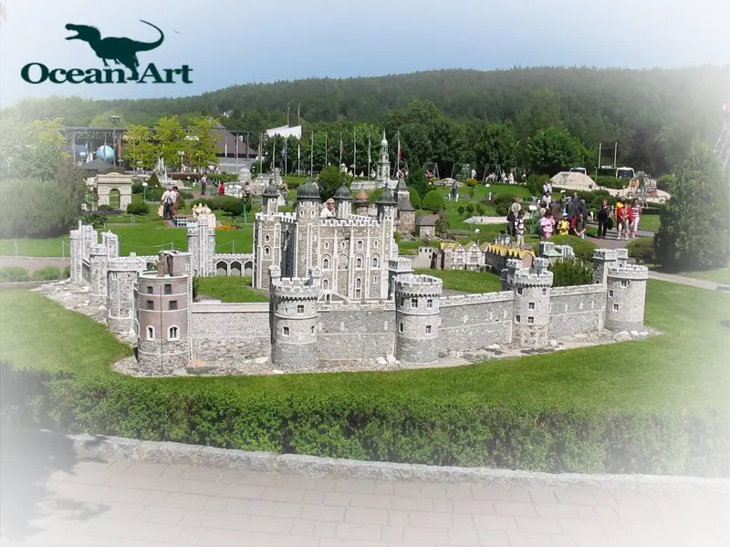 mini world park taj mahal miniature building simulation