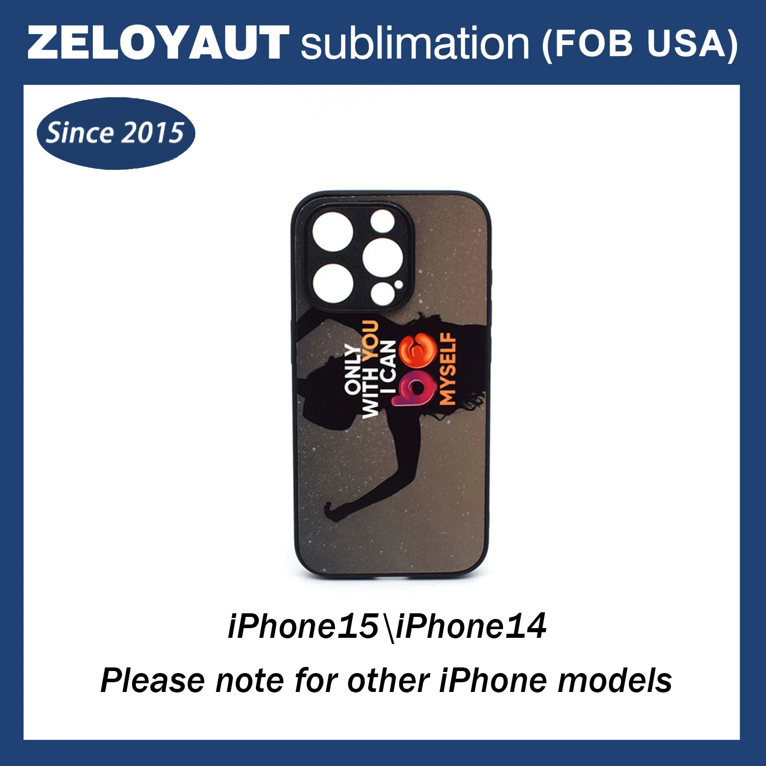 ZELOYAUT Sublimation blanks phone case for iphone heat press wholesale phone cases for all types of phone shell case waterproof