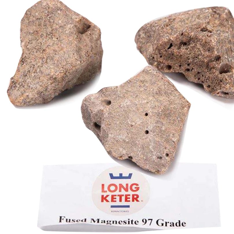 High purity fused magnesia 97% 98% Manufacture refractory factory price