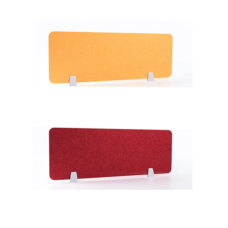 Highly effective damping fiber sound absorbing cotton desk screen clamps espuma felt screen acoustic panels