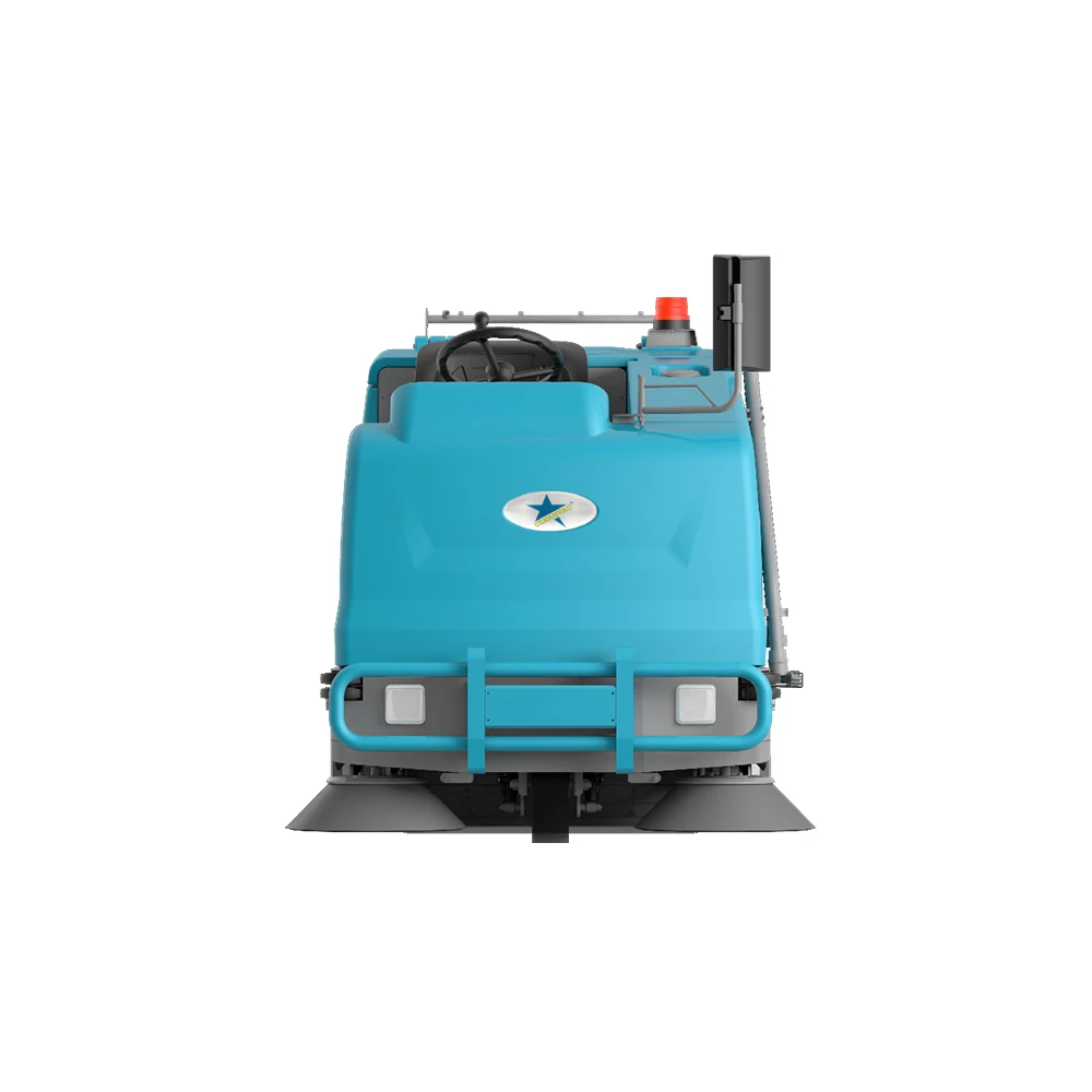 CLEANVAC WB1500C Ride-on battery electric operated road floor sweeper