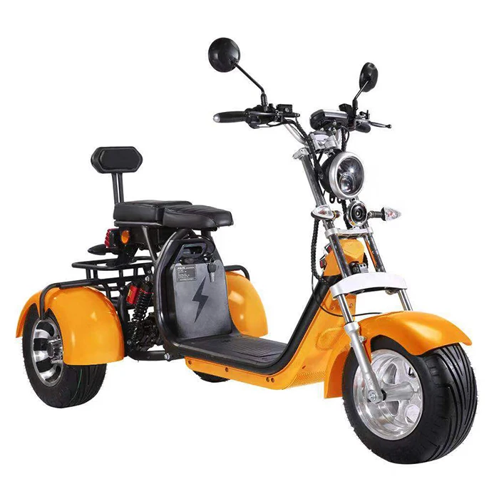 Трехколесный велосипед, прочный скутер, Электрический скутер, citycoco CEE/COC a trois roues