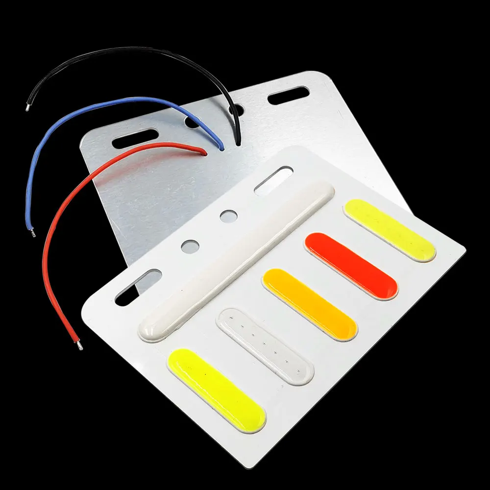 COB Truck Flashing Light 12V LED COB Lamp for Trucks Brake Strobe Lamp Warning Signal Lighting Waterproof Lorry Lighting Bulbs